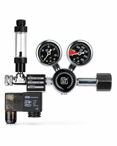 PRO-SE Series - Regolatore CO2 Bistadio per Acquario con Elettrovalvola Integrata