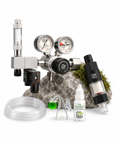 Nuovo Sistema CO2 Completo per Acquario Pro-Elite Series V2 con Nuovo Diffusore CO2 Inline