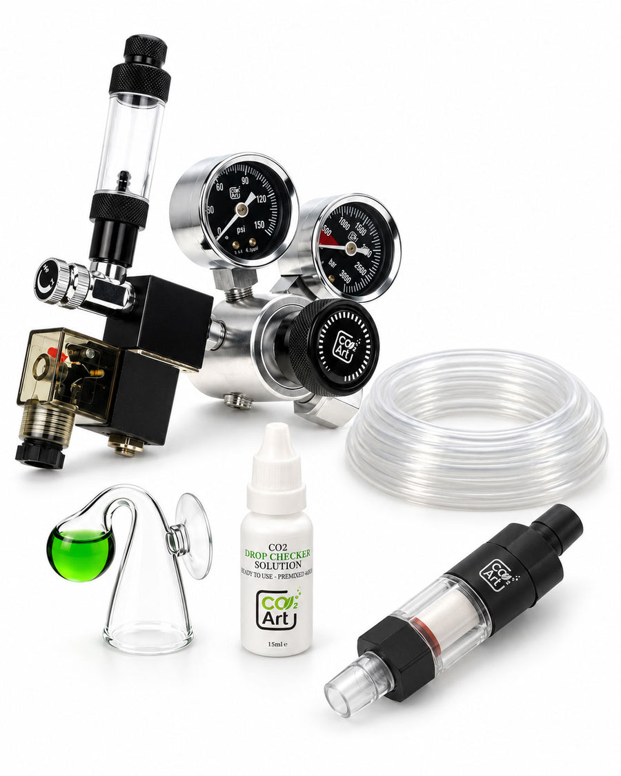 Sistema CO2 Completo per Acquario Pro-SE Series con Nuovo Diffusore CO2 Inline